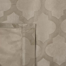 Load image into Gallery viewer, Goldsboro Geometric Blackout Thermal Pinch Pleat Single Curtain Panel 34 x 63, Set of 6 curtain panels
