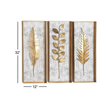 Load image into Gallery viewer, Goodfellow 3 Piece Rectangular Metal Wall Decor Set
