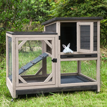 Load image into Gallery viewer, Gossy Weather Resistant Rabbit Hutch with Ramp
