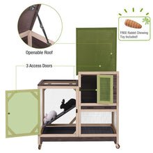 Load image into Gallery viewer, Gossy Weather Resistant Rabbit Hutch with Ramp
