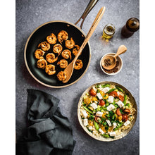 Load image into Gallery viewer, 10.2&quot; W Black/Copper Gotham Steel Cast Textured Non Stick Frying Pan - 215HA
