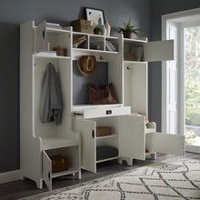 Load image into Gallery viewer, White Gracie-Mai Hall Tree *AS IS #1141HW
