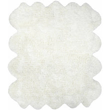 Load image into Gallery viewer, Graciela Handmade Faux Sheepskin Area Rug in Cream
