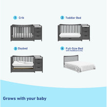 Load image into Gallery viewer, Graco Remi 4-in-1 Convertible Crib and Changer with Storage
