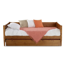 Load image into Gallery viewer, Castanho Brown Grady Twin Solid Wood Daybed with Trundle
