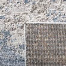 Load image into Gallery viewer, Grafton Abstract Area Rug in Grey / Blue, Rectangle 2&#39;2&quot; x 4&#39;
