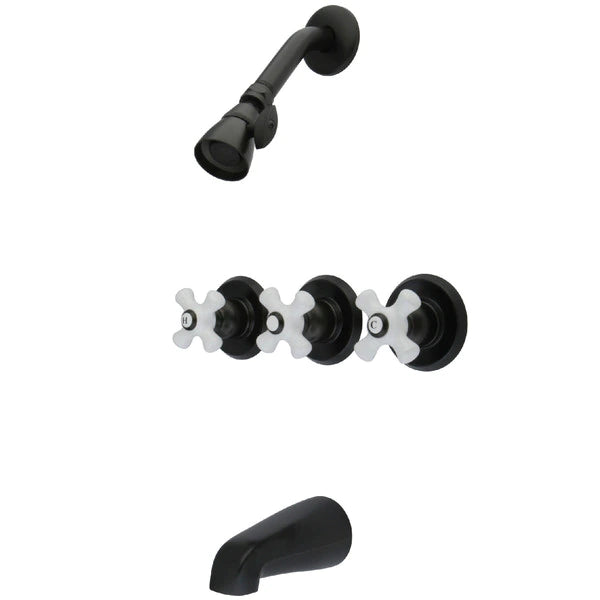 Tub and Shower Faucet, Oil Rubbed Bronze, Wall Mount