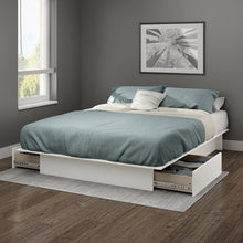 Load image into Gallery viewer, White Gramercy Queen Storage Platform Bed #AD336
