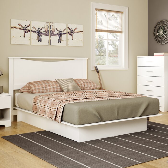 White Gramercy Queen Storage Platform Bed #AD336