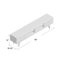 Load image into Gallery viewer, Grandstaff TV Stand for TVs up to 78&quot; 7820RR
