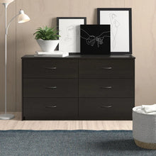 Load image into Gallery viewer, Espresso Grantville 6 Drawer 53.54&#39;&#39; W Dresser
