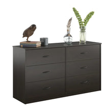 Load image into Gallery viewer, Espresso Grantville 6 Drawer 53.54&#39;&#39; W Dresser
