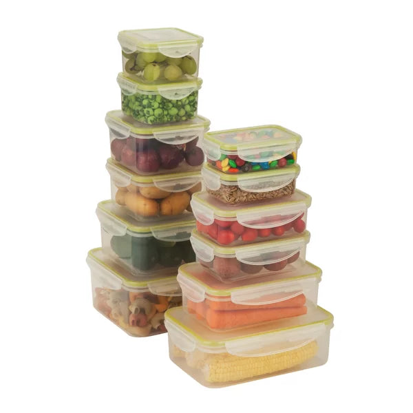 Granville Snap Tab 12 Container Food Storage Set