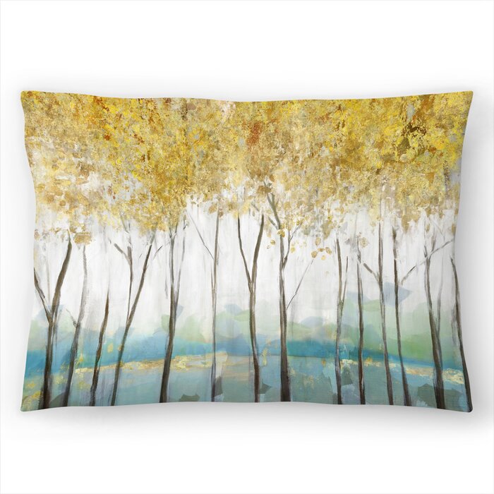 Graphic Print Throw Pillow