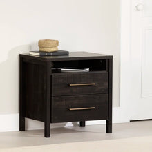 Load image into Gallery viewer, Rubbed Black Gravity 2 - Drawer Nightstand, 22&quot;H
