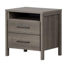 Load image into Gallery viewer, Gray Maple Gravity 2 - Drawer Nightstand

