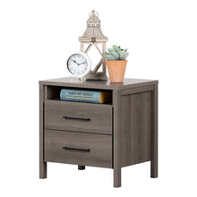 Load image into Gallery viewer, Gray Maple Gravity 2 - Drawer Nightstand
