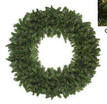 Load image into Gallery viewer, Green Canadian Pine Artificial Christmas Wreath - 60-Inch Unlit
