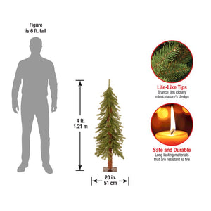 4' Green Cedar Artificial Christmas Tree