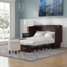 Load image into Gallery viewer, Greeson Queen Storage Murphy Bed with Mattress Espresso 3574RR-3 boxes
