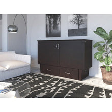 Load image into Gallery viewer, Greeson Queen Storage Murphy Bed with Mattress Espresso 3574RR-3 boxes
