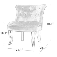 Load image into Gallery viewer, Grenier 25.1&#39;&#39; Wide Tufted Barrel Chair
