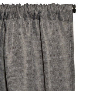 Grenoble Crescent Solid Blackout Thermal Rod Pocket Curtain Panels (Set of 2) GL1082