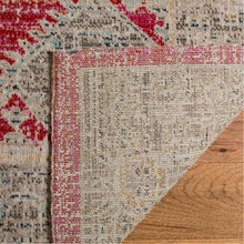 Load image into Gallery viewer, Griffeth Southwestern Wool Indoor / Outdoor Area Rug in Rose/Gray, Rectangle 9&#39; x 12&#39;
