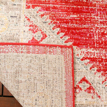 Load image into Gallery viewer, Griffeth Southwestern Wool Indoor / Outdoor Area Rug in Rose/Gray, Rectangle 9&#39; x 12&#39;
