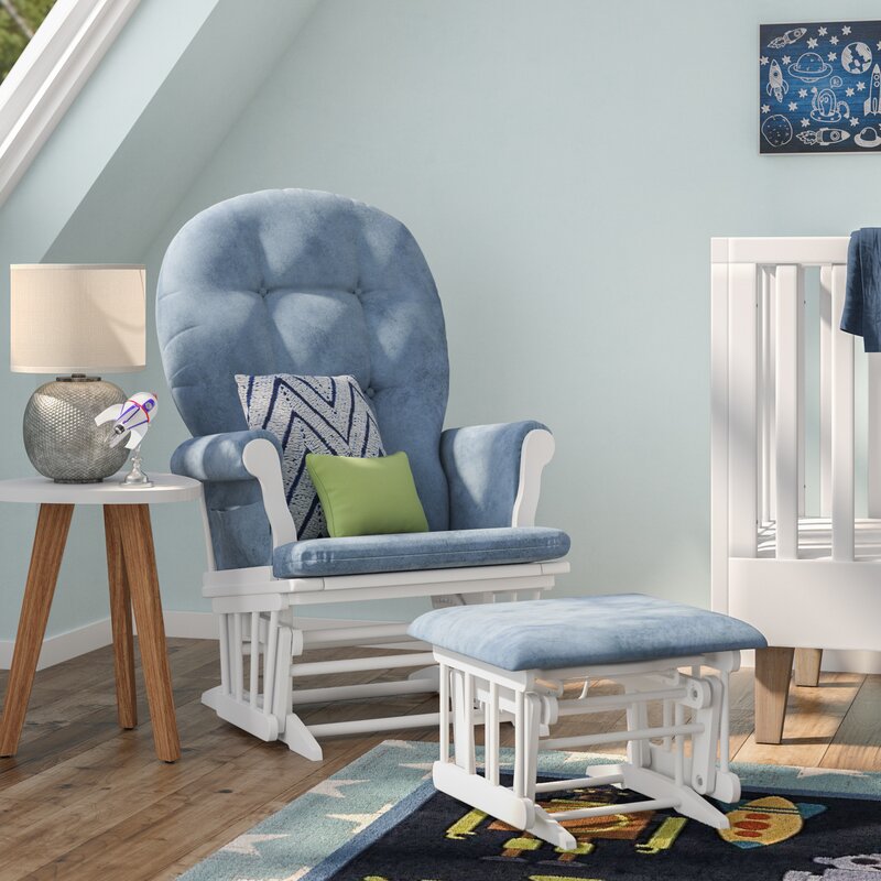 Griffin Glider and Ottoman 4694RR