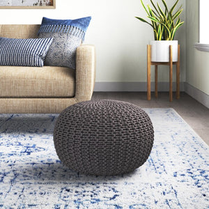 Grimes Upholstered Pouf