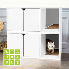 Load image into Gallery viewer, White Grinnell Eco Litter Box Enclosure 7786
