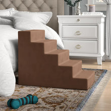 Load image into Gallery viewer, Grommit High Density Foam 5 Step Pet Stair
