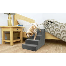 Load image into Gallery viewer, Grommit High Density Foam 5 Step Pet Stair
