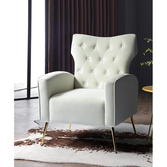 Groombridge 28'' Wide Tufted Wingback Chair