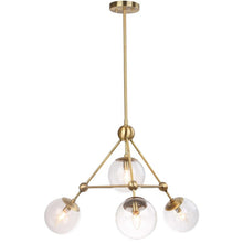 Load image into Gallery viewer, Groveland 4 - Light Unique / Statement Geometric Chandelier MRM3350
