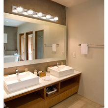 Load image into Gallery viewer, Guajardo 5 - Light Dimmable LED Chrome Bath Bar
