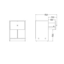 Load image into Gallery viewer, Guilford 19.06&#39;&#39; Tall 1 - Drawer Nightstand *AS-IS*
