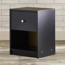 Load image into Gallery viewer, Black Guilford 19.06&#39;&#39; Tall 1 - Drawer Nightstand
