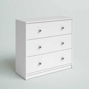 26.89'' H X 28.5'' W X 11.85'' D Guilford 3 Drawer Dresser