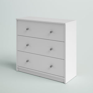 26.89'' H X 28.5'' W X 11.85'' D Guilford 3 Drawer Dresser