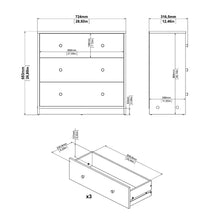 Load image into Gallery viewer, Guilford 3 Drawer 28.5&#39;&#39; W Dresser
