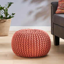 Load image into Gallery viewer, Guion 20&#39;&#39; Wide Round Pouf Ottoman
