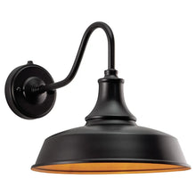 Load image into Gallery viewer, 11.5&quot; H x 12&quot; W x 18&quot; D Gunnora Outdoor Barn Light with Dusk to Dawn
