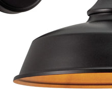 Load image into Gallery viewer, 11.5&quot; H x 12&quot; W x 18&quot; D Gunnora Outdoor Barn Light with Dusk to Dawn

