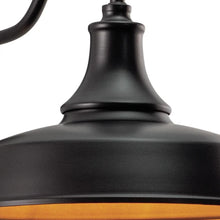 Load image into Gallery viewer, 11.5&quot; H x 12&quot; W x 18&quot; D Gunnora Outdoor Barn Light with Dusk to Dawn
