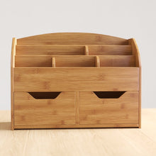 Load image into Gallery viewer, Gus Bamboo Desk Organizer #1857HW
