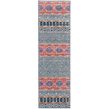 Load image into Gallery viewer, Gutierez Geometric Navy Area Rug (SB881)
