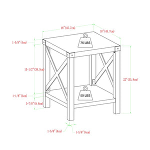 Gwen 22'' Tall End Table