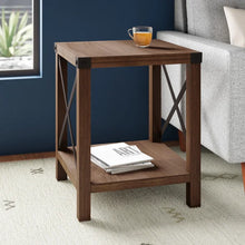 Load image into Gallery viewer, Dark Walnut Gwen 22&#39;&#39; Tall End Table
